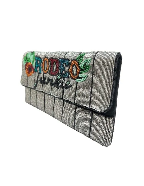 Rodeo Junkie Beaded Clutch