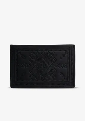 Signature Leather Tap Shoe Card Holder