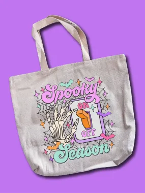 Spooky Season Light Switch Tote Bag