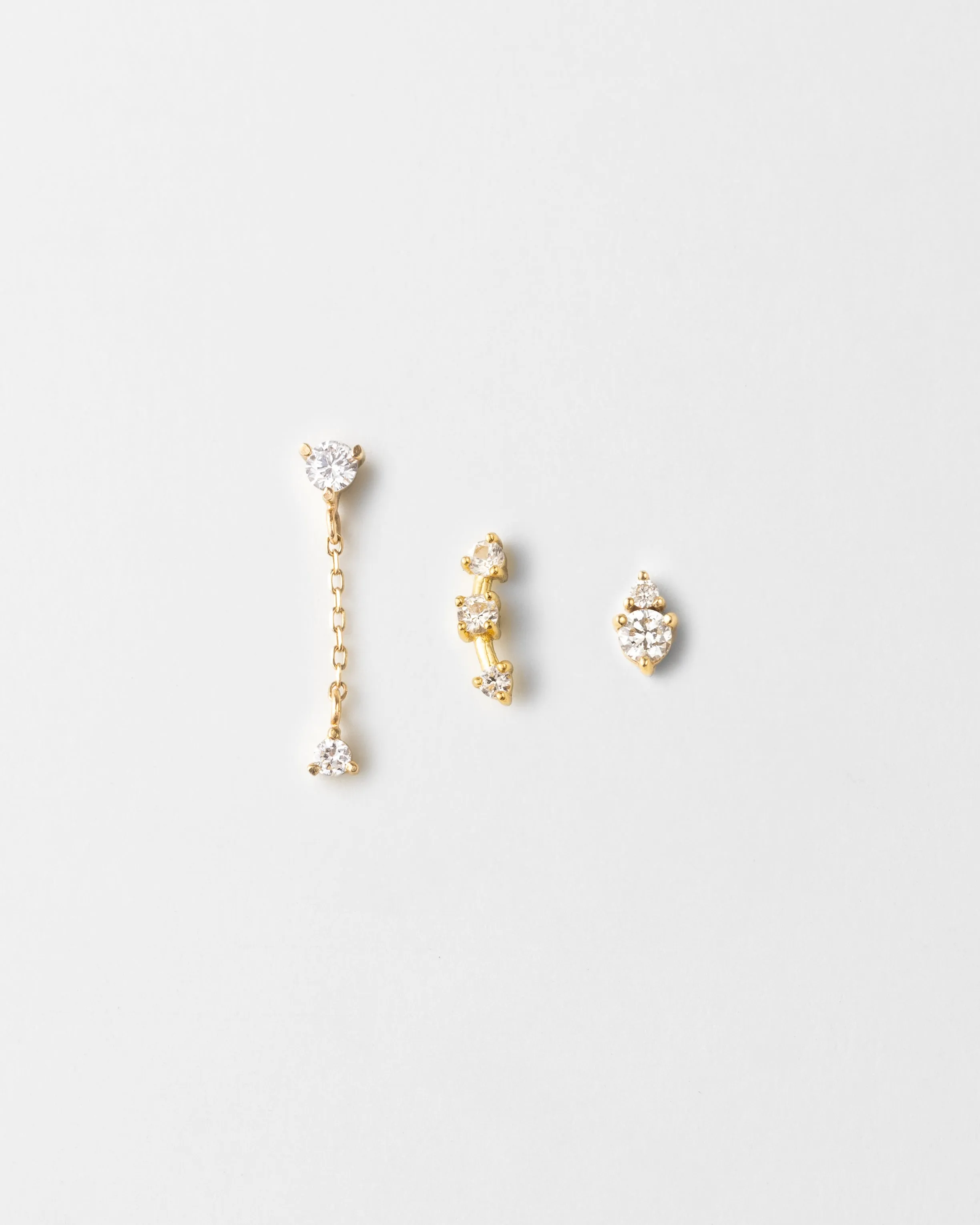 Stargazer Diamond Stud Set