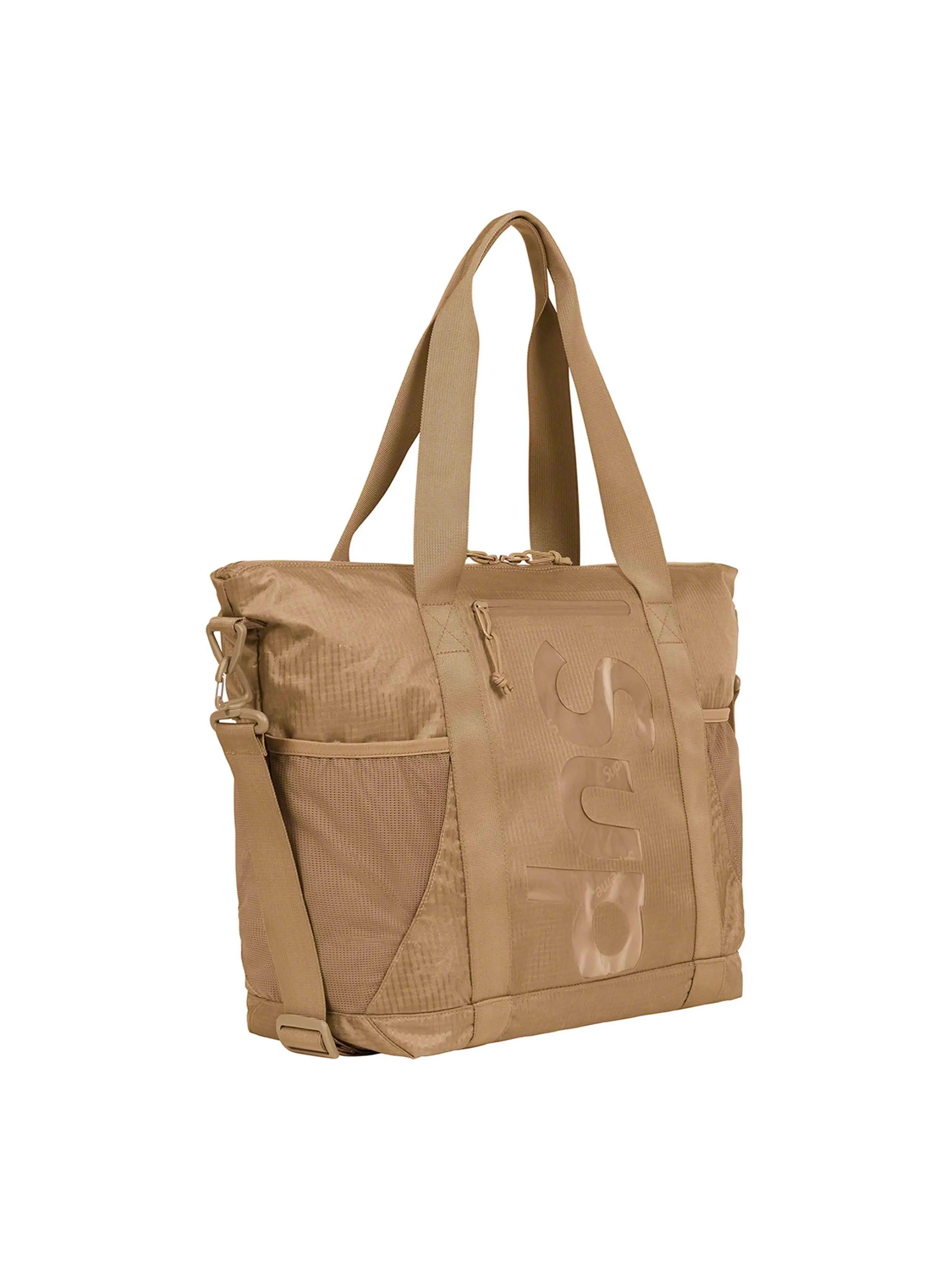 SUPREME ZIP TOTE [SS21] TAN