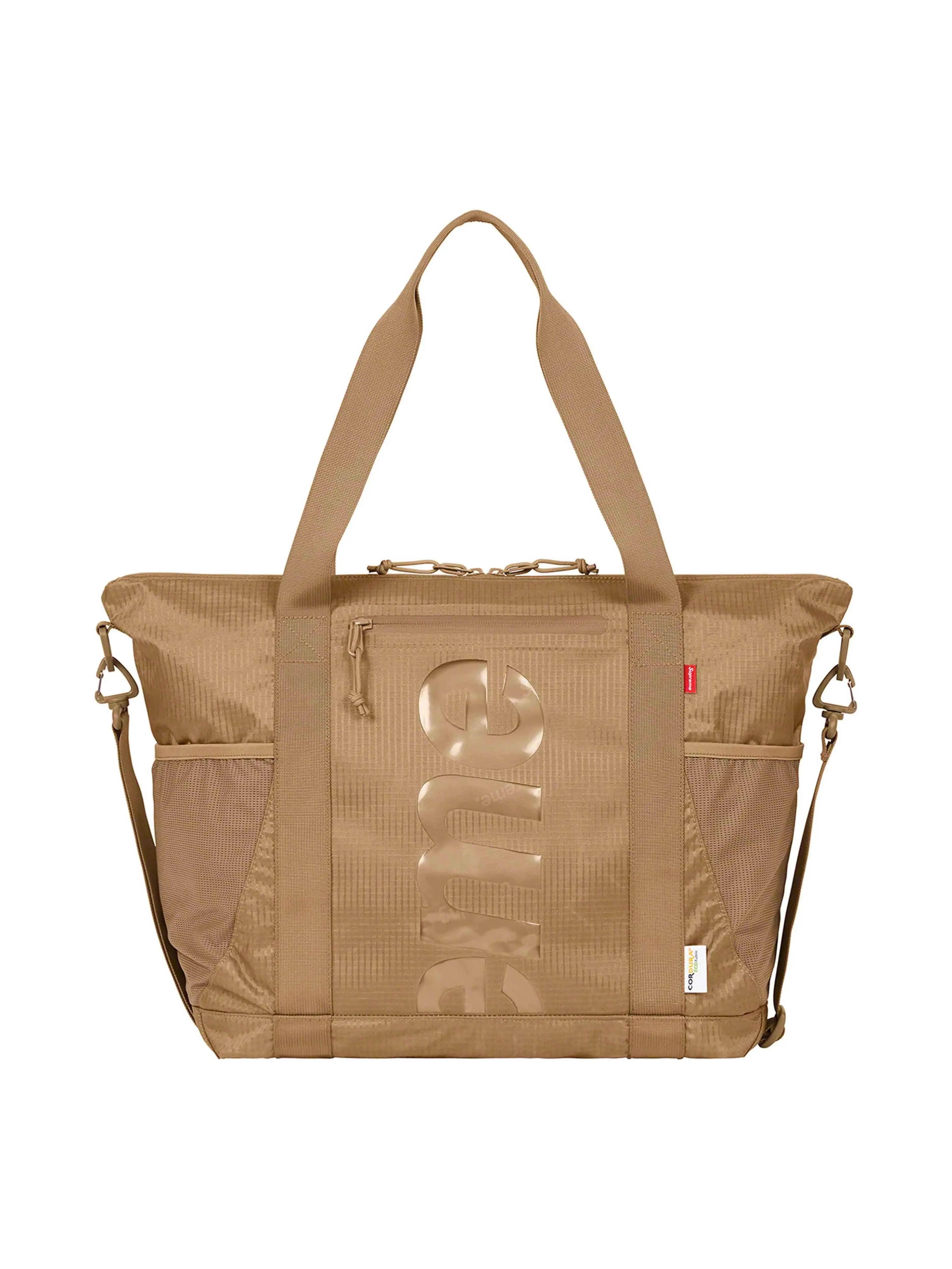 SUPREME ZIP TOTE [SS21] TAN