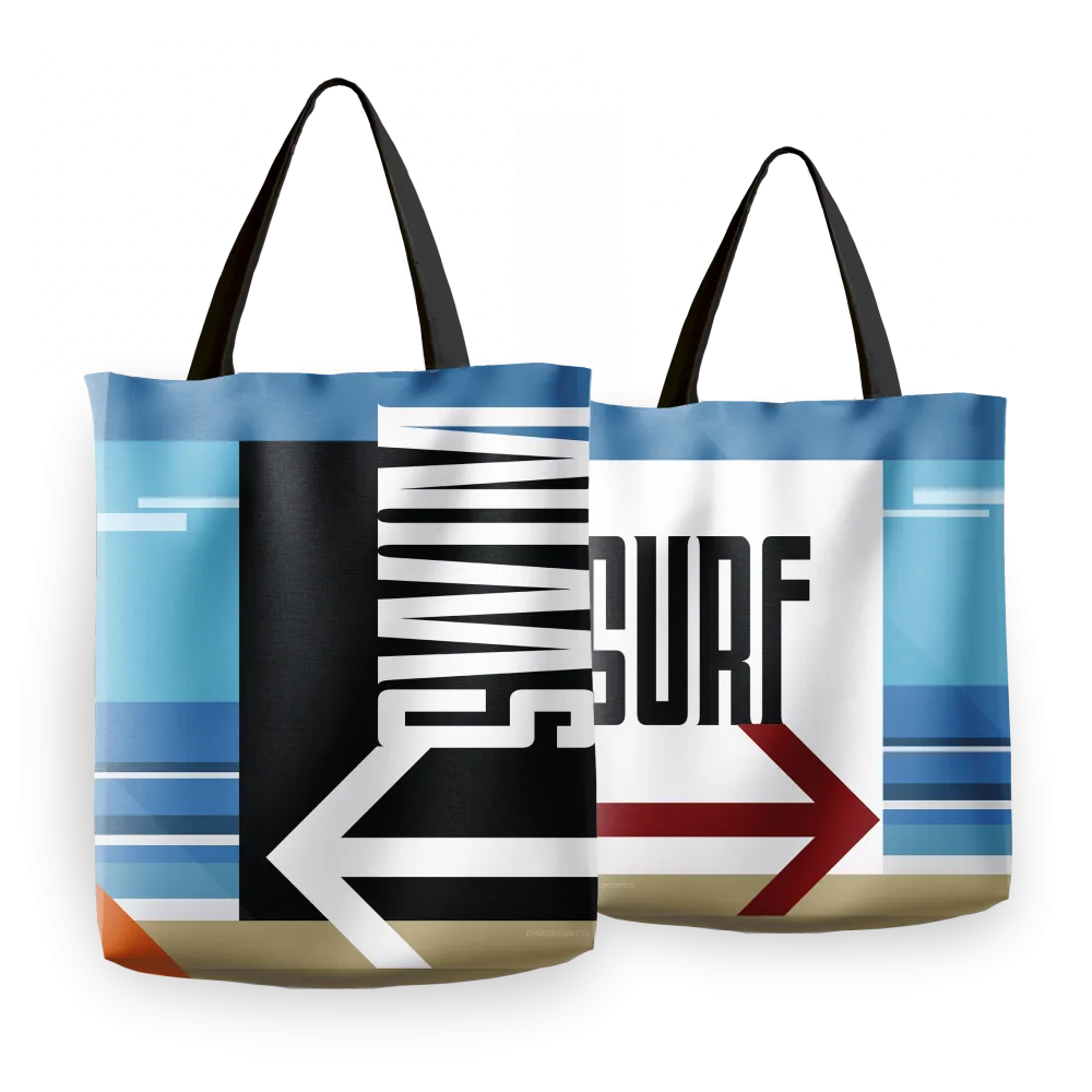 Swim or Surf Tote Bag