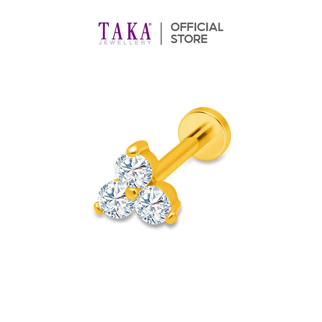 TAKA Jewellery 18K Diamond Single Stud Earring