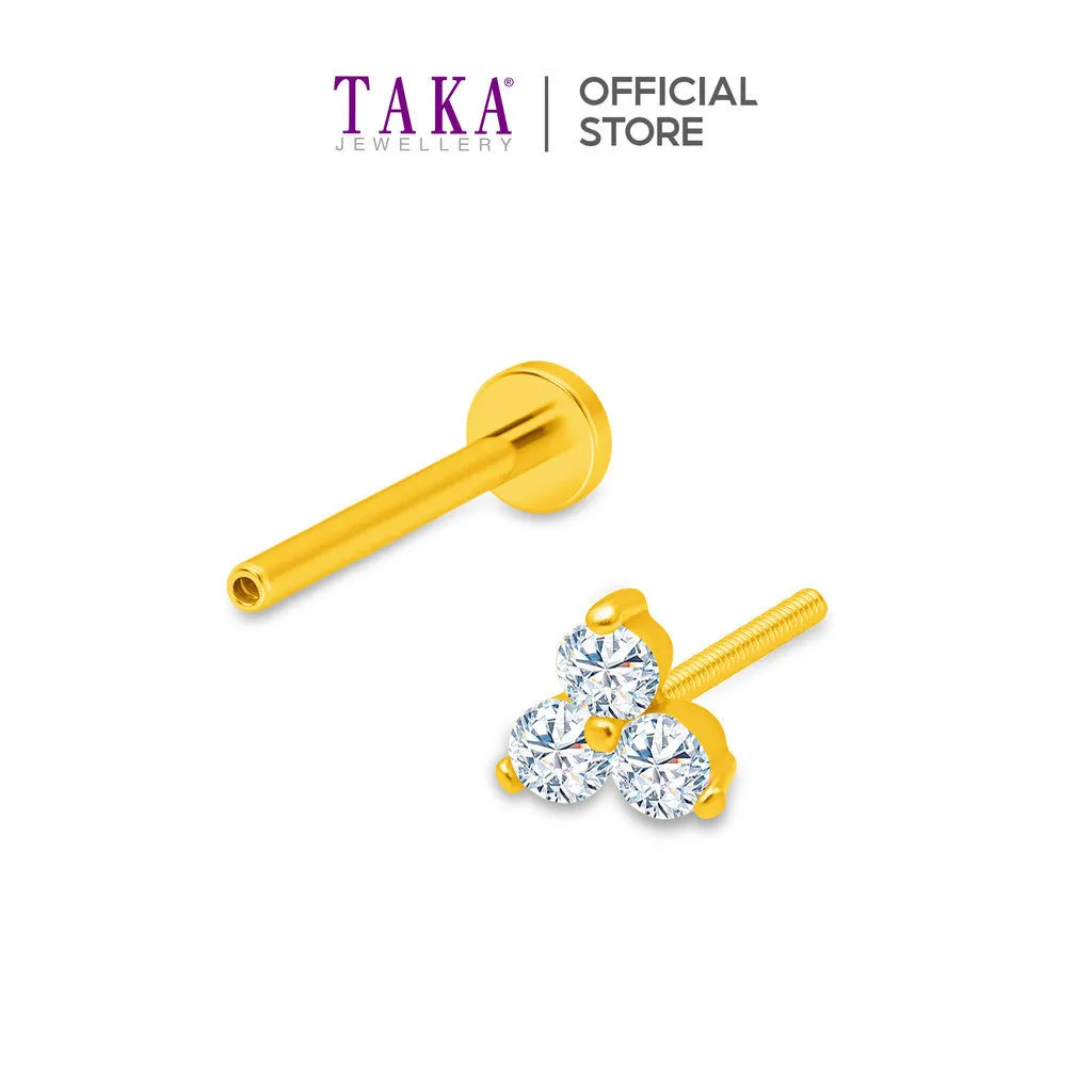 TAKA Jewellery 18K Diamond Single Stud Earring