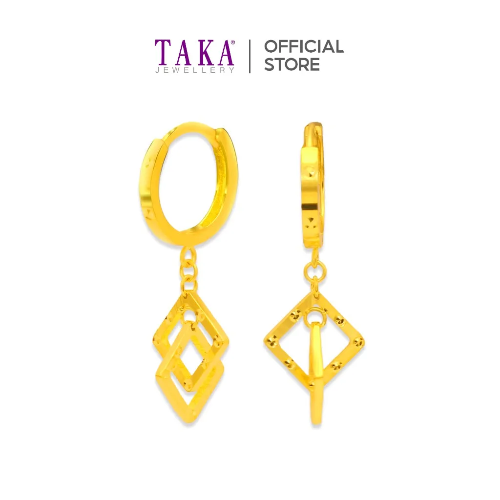 TAKA Jewellery 916 Gold Earrings