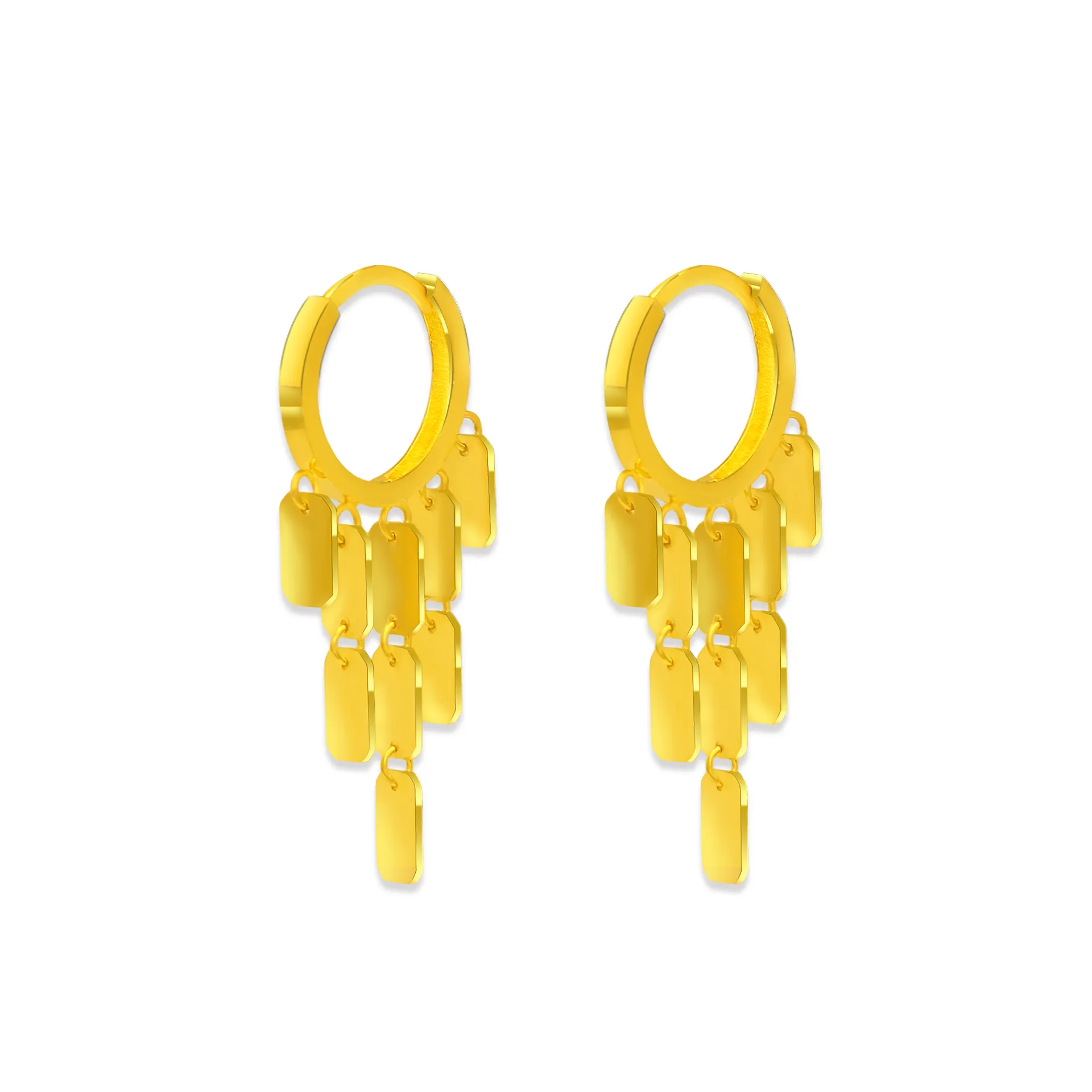 TAKA Jewellery 916 Gold Earrings