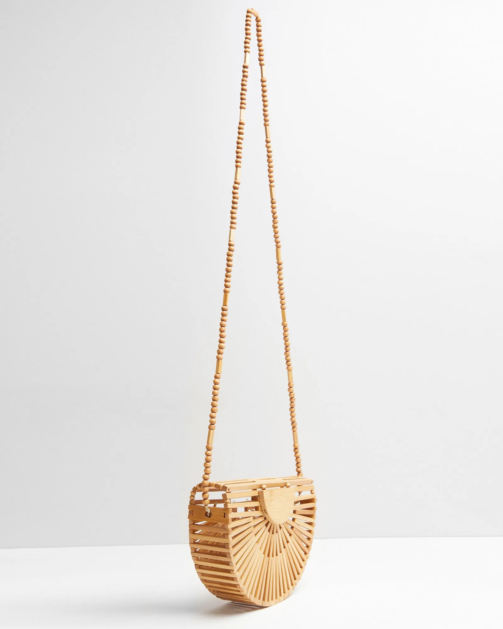 Tash Semicircle Bamboo Bag