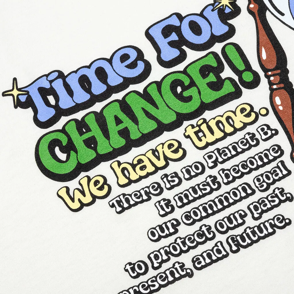 Time for Change Tee - Marshmallow