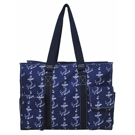 Vintage Anchor NGIL Zippered Caddy Large Organizer Tote Bag