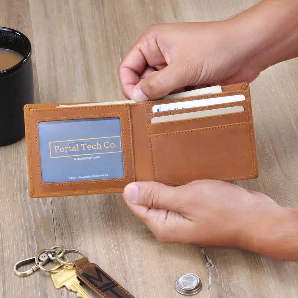 Wallet Design_Dad  In Your Arms, I Found Comfort Leather Wallet