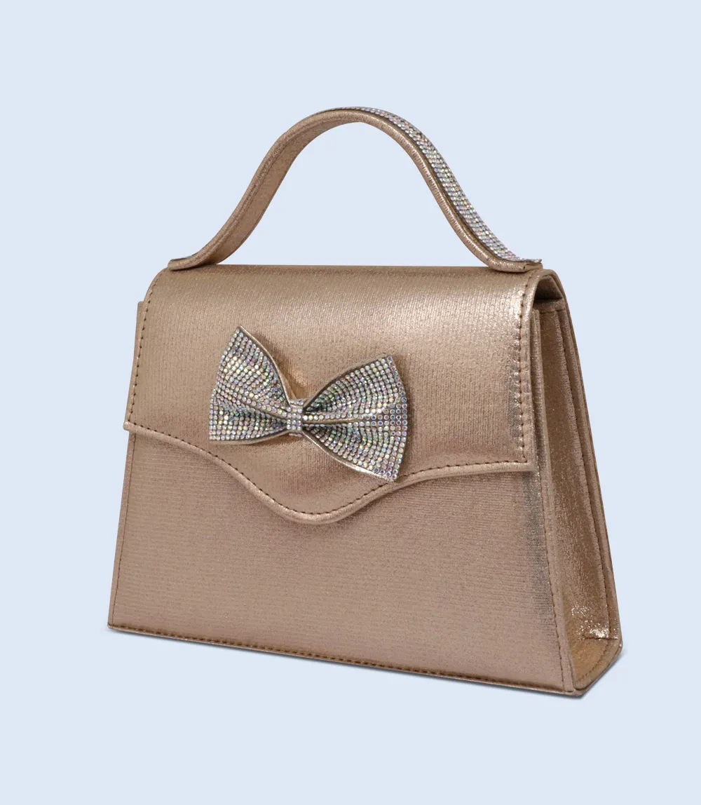 WB2616-CHAMPAGNE-Women Trendy Bag