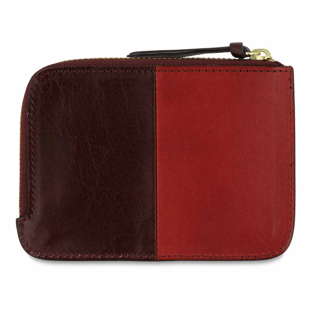 Zip Wallet - Burgundy / Red